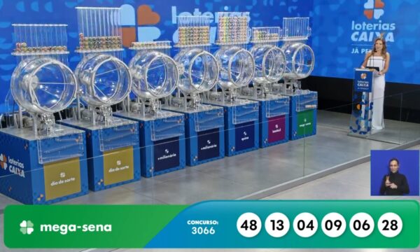 Mega-Sena, concurso 3066: confira os números sorteados; prêmio acumulou